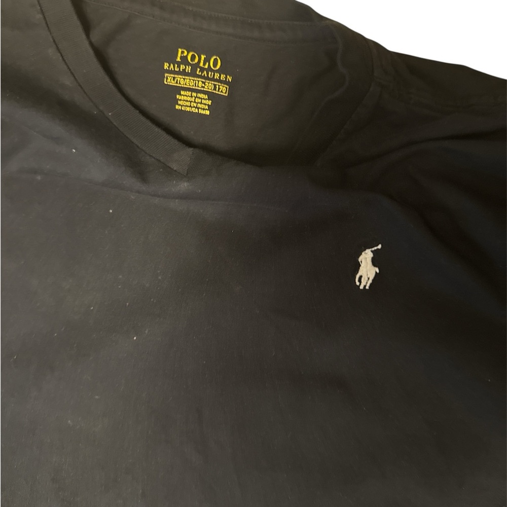 Polo by Ralph Lauren youth size XL Blue and Black Tee Trio - Picture 7 of 9